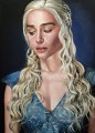 Porträt von Daenerys Targaryen Fotostil Spiel der Throne